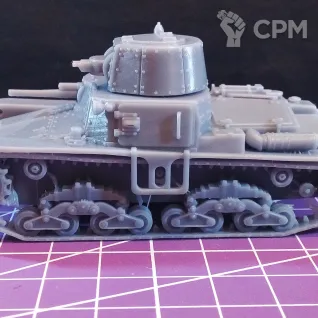 Описание картинки Итальянский средний танк Carro armato M11/39 / масштаб 1:56/ 28 мм от DModels по цене 1 100руб | Свободный Рынок Миниатюр - СРМ