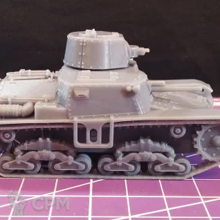 Описание картинки Итальянский средний танк Carro armato M11/39 / масштаб 1:56/ 28 мм от DModels по цене 1 100руб | Свободный Рынок Миниатюр - СРМ