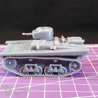 Описание картинки Советский плавающий танк Т-37А / масштаб 1:56/ 28мм от DModels по цене 650руб | Свободный Рынок Миниатюр - СРМ