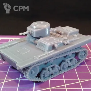 Описание картинки Советский плавающий танк Т-37А / масштаб 1:56/ 28мм от DModels по цене 650руб | Свободный Рынок Миниатюр - СРМ