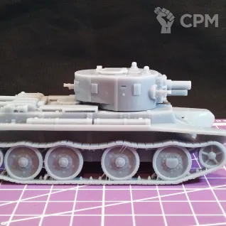 Описание картинки Советский легкий танк БТ-7А / масштаб 1:56/ 28 мм от DModels по цене 790руб | Свободный Рынок Миниатюр - СРМ