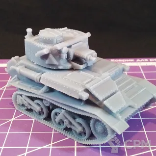 Описание картинки Британский легкий танк Mk VI / масштаб 1:56 / 28мм от DModels по цене 520руб | Свободный Рынок Миниатюр - СРМ