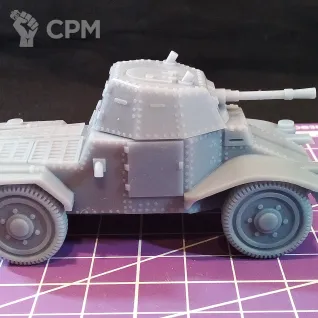 Описание картинки Французский бронеавтомобиль Panhard 178 / масштаб 1:56 / 28мм от DModels по цене 620руб | Свободный Рынок Миниатюр - СРМ