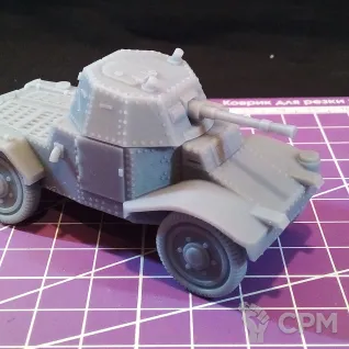 Описание картинки Французский бронеавтомобиль Panhard 178 / масштаб 1:56 / 28мм от DModels по цене 620руб | Свободный Рынок Миниатюр - СРМ
