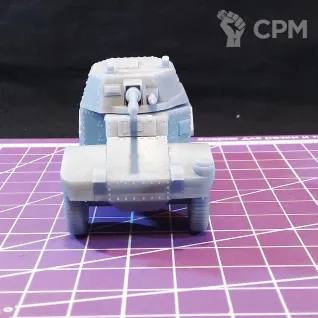 Описание картинки Французский бронеавтомобиль Panhard 178 / масштаб 1:56 / 28мм от DModels по цене 620руб | Свободный Рынок Миниатюр - СРМ