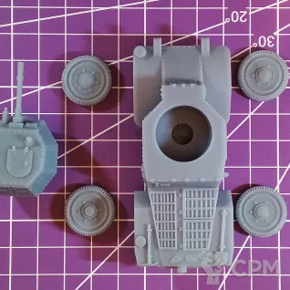 Описание картинки Французский бронеавтомобиль Panhard 178 / масштаб 1:56 / 28мм от DModels по цене 620руб | Свободный Рынок Миниатюр - СРМ