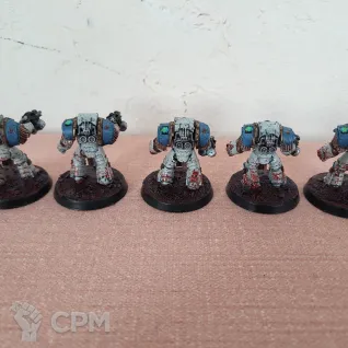 Описание картинки Legiones Astartes: Cataphractii Terminator Squad (4) от StepLer по цене 5 000руб | Свободный Рынок Миниатюр - СРМ