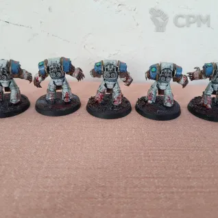Описание картинки Legiones Astartes: Cataphractii Terminator Squad (2) от StepLer по цене 5 000руб | Свободный Рынок Миниатюр - СРМ
