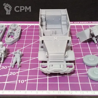 Описание картинки Советская САУ СУ-57 (Т-48) / масштаб 1:56/ 28 мм от DModels по цене 1 350руб | Свободный Рынок Миниатюр - СРМ