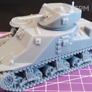 Описание картинки Американский средний танк M3 Grant / масштаб 1:56/ 28мм от DModels по цене 1 400руб | Свободный Рынок Миниатюр - СРМ