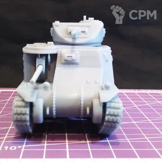 Описание картинки Американский средний танк M3 Grant / масштаб 1:56/ 28мм от DModels по цене 1 400руб | Свободный Рынок Миниатюр - СРМ
