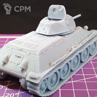Описание картинки Советский средний танк Т-34-76 обр.1940 года / масштаб 1:56/ 28 мм от DModels по цене 1 600руб | Свободный Рынок Миниатюр - СРМ