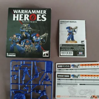 Описание картинки Warhammer Heroes Sergeant Marius от Rusty Bolter по цене 2 000руб | Свободный Рынок Миниатюр - СРМ