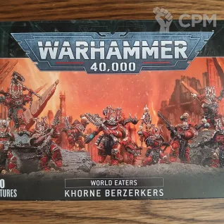 Описание картинки Khorne Berzerkers от Nyral по цене 7 500руб | Свободный Рынок Миниатюр - СРМ