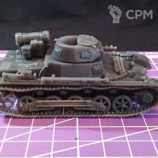 Описание картинки Немецкий легкий танк Panzer l b / масштаб 1:56/ 28мм от DModels по цене 765руб | Свободный Рынок Миниатюр - СРМ