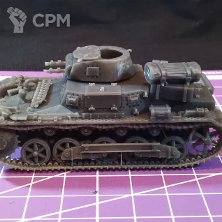 Описание картинки Немецкий легкий танк Panzer l b / масштаб 1:56/ 28мм от DModels по цене 765руб | Свободный Рынок Миниатюр - СРМ