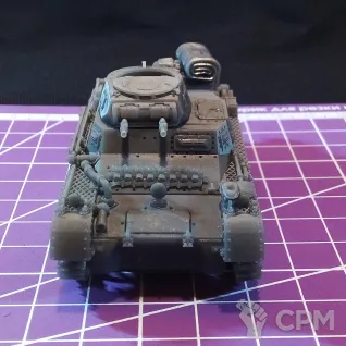 Описание картинки Немецкий легкий танк Panzer l b / масштаб 1:56/ 28мм от DModels по цене 765руб | Свободный Рынок Миниатюр - СРМ