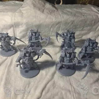 Описание картинки Deathshroud Terminators 6 шт от 3d печать на заказ по цене 1 100руб | Свободный Рынок Миниатюр - СРМ