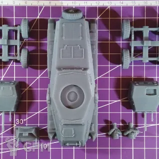 Описание картинки Немецкий бронеавтомобиль Sd.Kfz 231 (8-Rad) / масштаб 1:56 / 28мм от DModels по цене 850руб | Свободный Рынок Миниатюр - СРМ