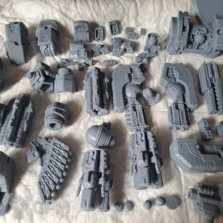 Описание картинки Ta’unar Supremacy Armour (полный комплект) от 3d печать на заказ по цене 7 500руб | Свободный Рынок Миниатюр - СРМ