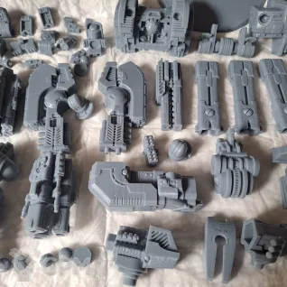 Описание картинки Ta’unar Supremacy Armour (полный комплект) от 3d печать на заказ по цене 7 500руб | Свободный Рынок Миниатюр - СРМ