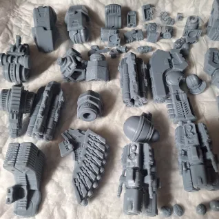 Описание картинки Ta’unar Supremacy Armour (полный комплект) от 3d печать на заказ по цене 7 500руб | Свободный Рынок Миниатюр - СРМ