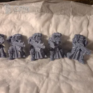Описание картинки Sternguard Veteran Squad (цена за 10) от 3d печать на заказ по цене 1 000руб | Свободный Рынок Миниатюр - СРМ