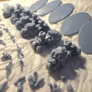 Описание картинки Outrider Squad от 3d печать на заказ по цене 2 000руб | Свободный Рынок Миниатюр - СРМ