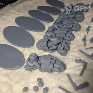 Описание картинки Outrider Squad от 3d печать на заказ по цене 2 000руб | Свободный Рынок Миниатюр - СРМ