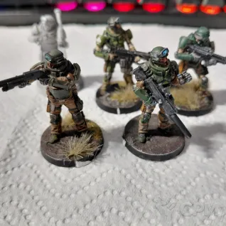 Описание картинки Infinity. Marauders, 5307th Ranger Unit от Кот Манул по цене 3 500руб | Свободный Рынок Миниатюр - СРМ
