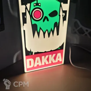 Описание картинки Лайтбокс DAKKA: Атмосферная подсветка от Северная печать по цене 3 000руб | Свободный Рынок Миниатюр - СРМ