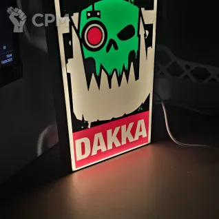 Описание картинки Лайтбокс DAKKA: Атмосферная подсветка от Северная печать по цене 3 000руб | Свободный Рынок Миниатюр - СРМ