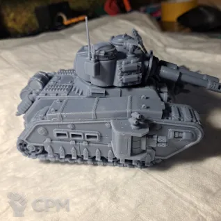 Описание картинки Rogal Dorn Battle Tank от 3d печать на заказ по цене 1 900руб | Свободный Рынок Миниатюр - СРМ
