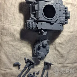 Описание картинки Rogal Dorn Battle Tank от 3d печать на заказ по цене 1 900руб | Свободный Рынок Миниатюр - СРМ