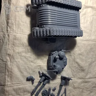 Описание картинки Rogal Dorn Battle Tank от 3d печать на заказ по цене 1 900руб | Свободный Рынок Миниатюр - СРМ