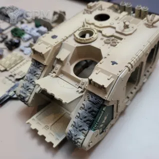 Описание картинки Land raider redeemer/crusader, пластик, ориг, задут грунт от Утка по цене 6 666руб | Свободный Рынок Миниатюр - СРМ