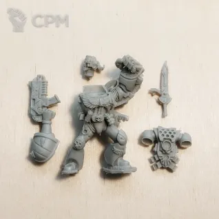 Описание картинки Blood Angels Captain (Golden Deamon limited) OLD от Plants vs Zombies по цене 500руб | Свободный Рынок Миниатюр - СРМ