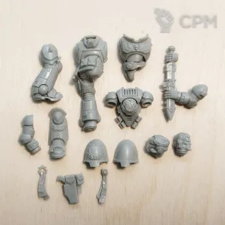 Описание картинки Primaris leutenant Calsius от Plants vs Zombies по цене 450руб | Свободный Рынок Миниатюр - СРМ