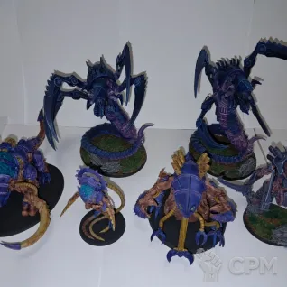 Описание картинки армия Мехотиранид Iron Hive от Nikko по цене 6 000руб | Свободный Рынок Миниатюр - СРМ