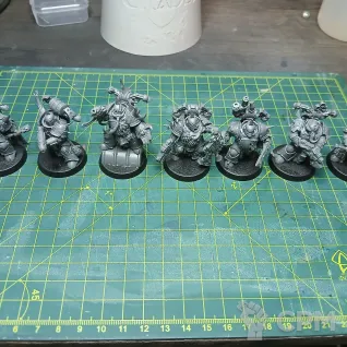 Описание картинки Death Guard Plague Marines (7 моделей) от EvilPenguin по цене 3 377руб | Свободный Рынок Миниатюр - СРМ