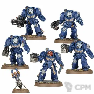 Описание картинки Terminator Squad (Leviathan) от WastelandMiniatures по цене 1 220руб | Свободный Рынок Миниатюр - СРМ