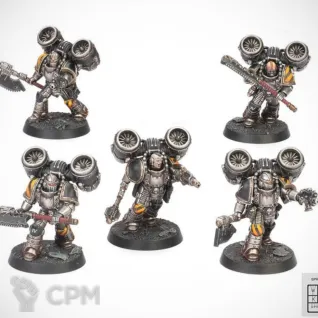Описание картинки MkII Assault Squad (2025) от WastelandMiniatures по цене 1 200руб | Свободный Рынок Миниатюр - СРМ