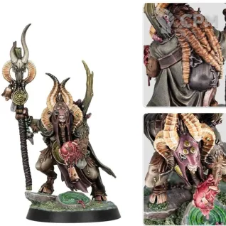 Описание картинки Warhammer Quest Darkwater: Shaman Foulhoof от WastelandMiniatures по цене 370руб | Свободный Рынок Миниатюр - СРМ