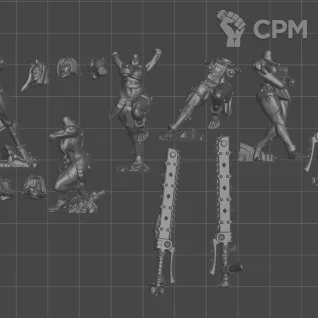 Описание картинки MAIDEN SISTERS REPENTIUM SQUAD Т1 Репентии хаоса+Пинап версия #1 от WastelandMiniatures по цене 570руб | Свободный Рынок Миниатюр - СРМ