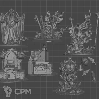 Описание картинки RENEGADES OF PAIN COUNTERS Токены для обозначения точек. от WastelandMiniatures по цене 850руб | Свободный Рынок Миниатюр - СРМ