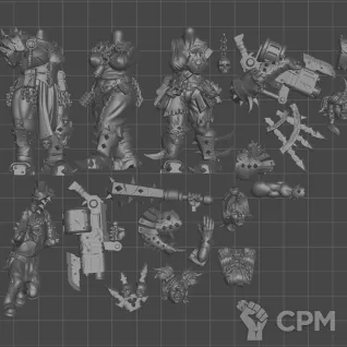 Описание картинки Renegades of Pain Momma Ogruns Огринши Ренегатов от WastelandMiniatures по цене 820руб | Свободный Рынок Миниатюр - СРМ