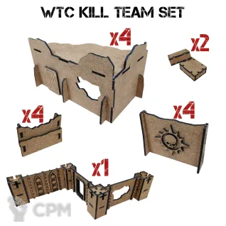 Описание картинки WTC Kill Team Terrain Set от TerraCutter по цене 4 500руб | Свободный Рынок Миниатюр - СРМ