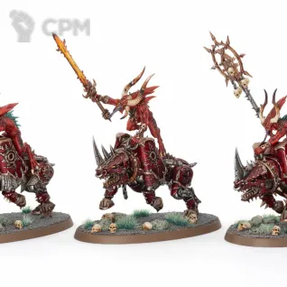 Описание картинки Bloodcrushers of Khorne от WastelandMiniatures по цене 1 300руб | Свободный Рынок Миниатюр - СРМ