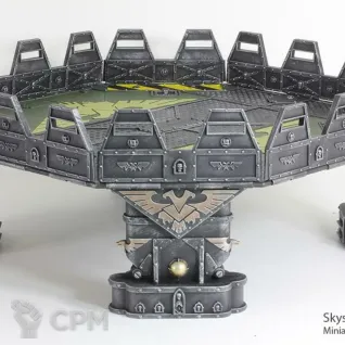 Описание картинки Skyshield Landing Pad от WastelandMiniatures по цене 6 600руб | Свободный Рынок Миниатюр - СРМ