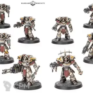 Описание картинки Cataphractii Terminators 6 моделей. от WastelandMiniatures по цене 1 240руб | Свободный Рынок Миниатюр - СРМ